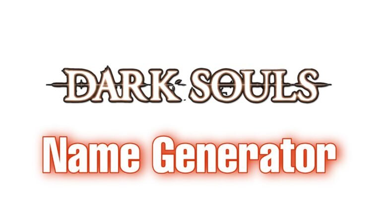 Read more about the article Dark Souls Name Generator