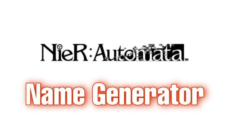 Read more about the article Nier Automata Name Generator