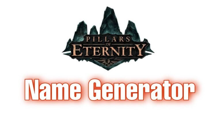 Read more about the article Pillars of Eternity Name Generator