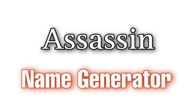 Read more about the article Assassin Name Generator