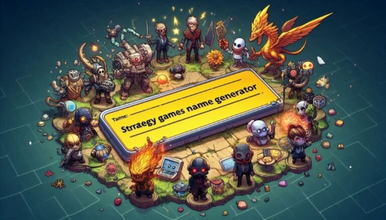 Read more about the article Strategy Games Name Generator