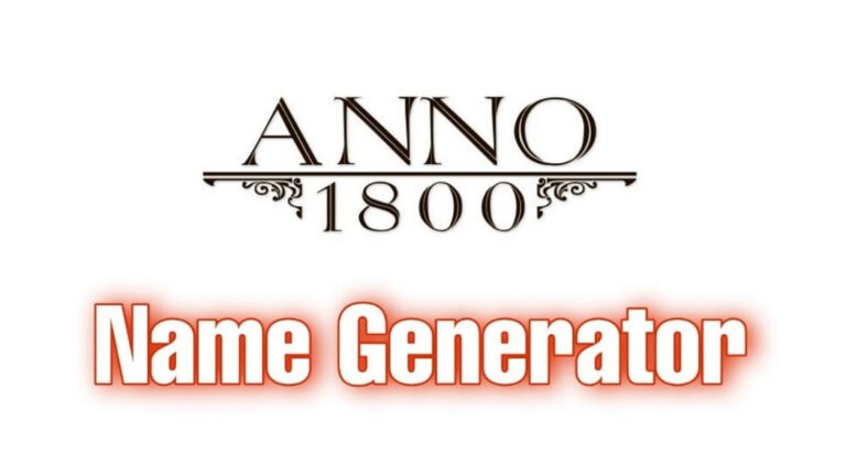 Read more about the article Anno 1800 Name Generator
