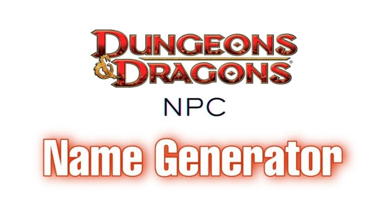 Read more about the article D&D NPC Name Generator