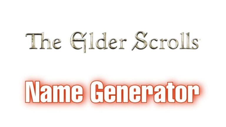 Read more about the article The Elder Scrolls Name Generator