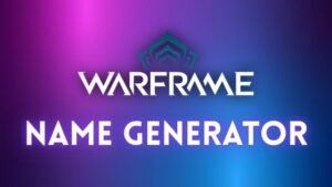 Warframe Name Generator
