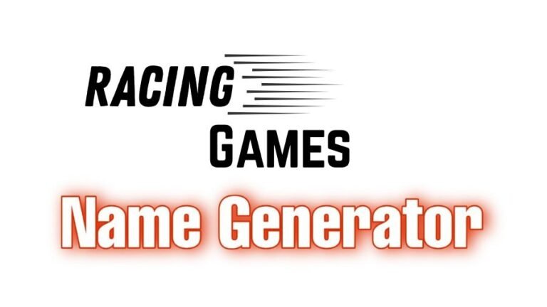 Read more about the article Racing Games Name Generator