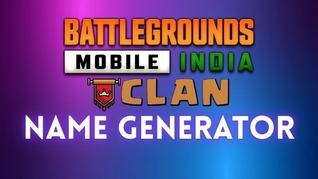 Read more about the article BGMI Clan Name Generator