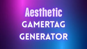 Aesthetic Gamertag Generator