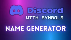 Discord Name Generator with Symbols